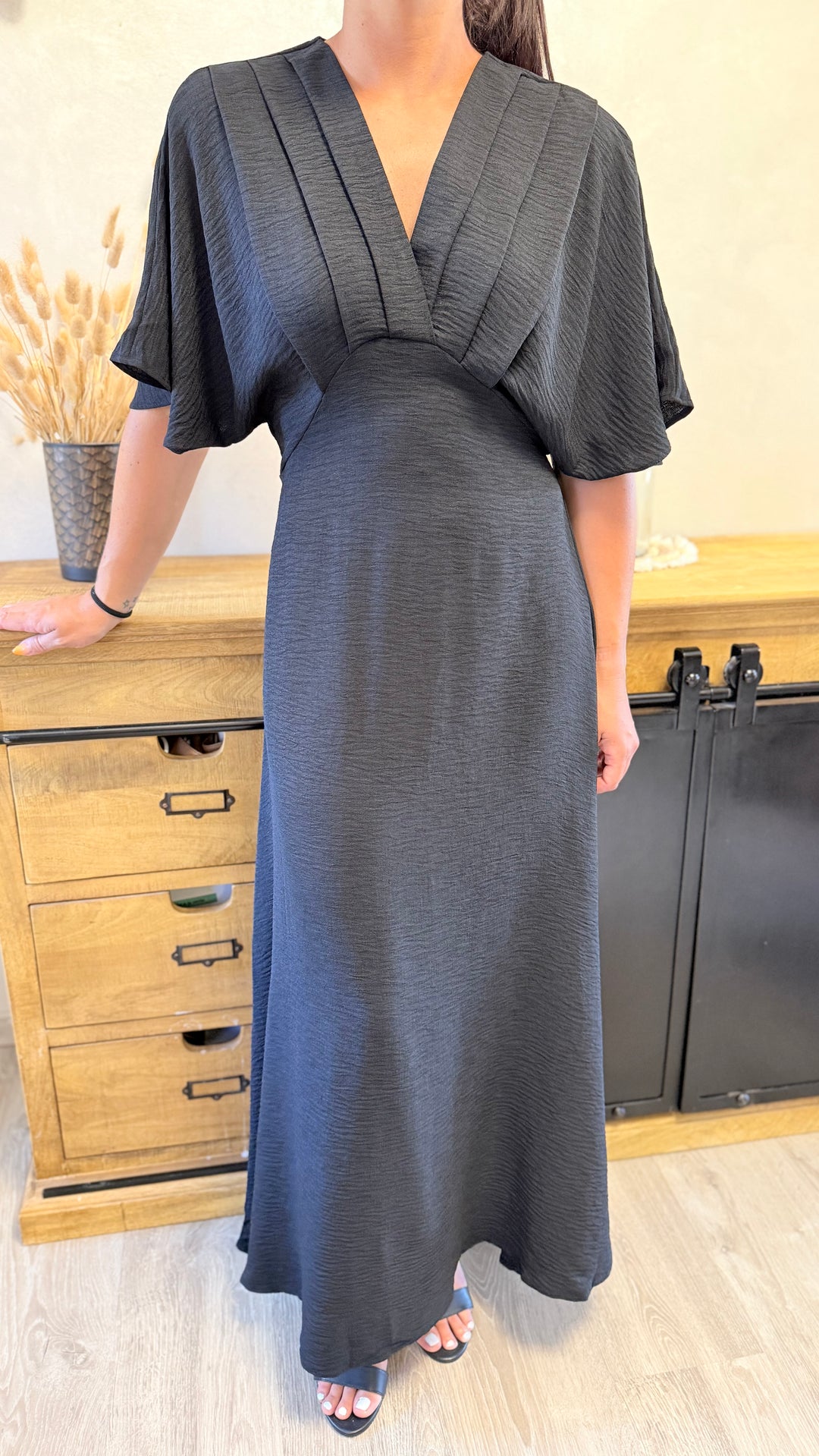 Robe longue Jehan Noir