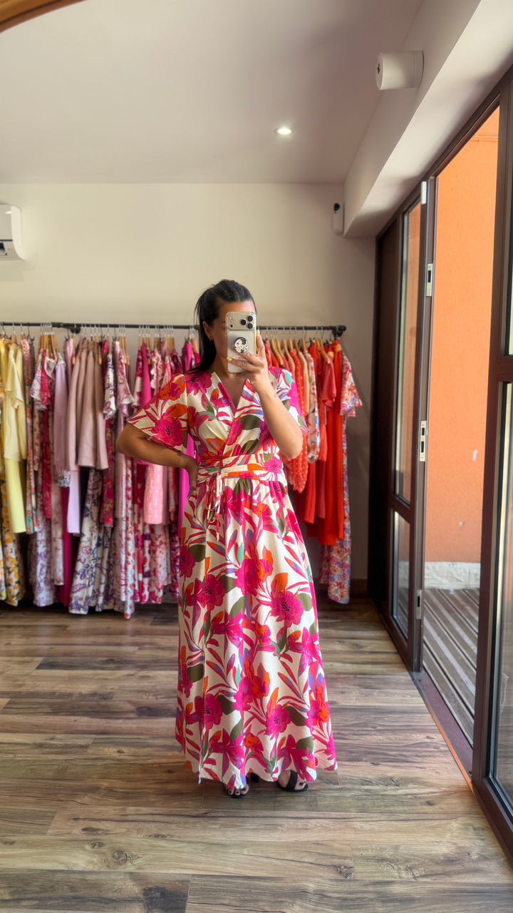 Robe longue Opaline CURVY (PRÉCOMMANDE EXPÉDITION LE 27 MAI)