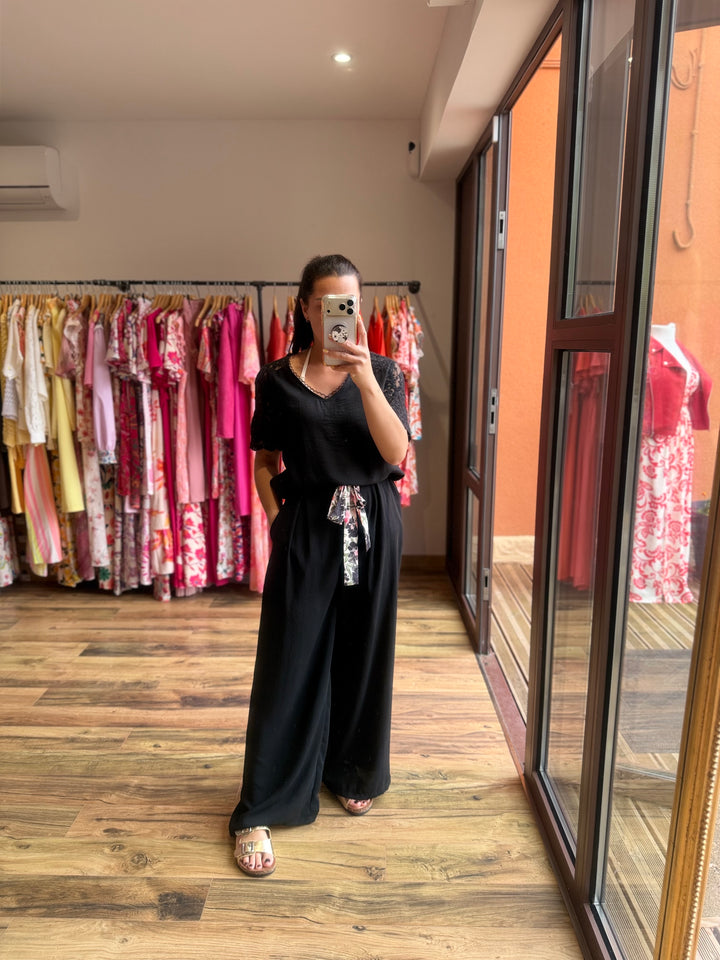 Pantalon Candice noir CURVY