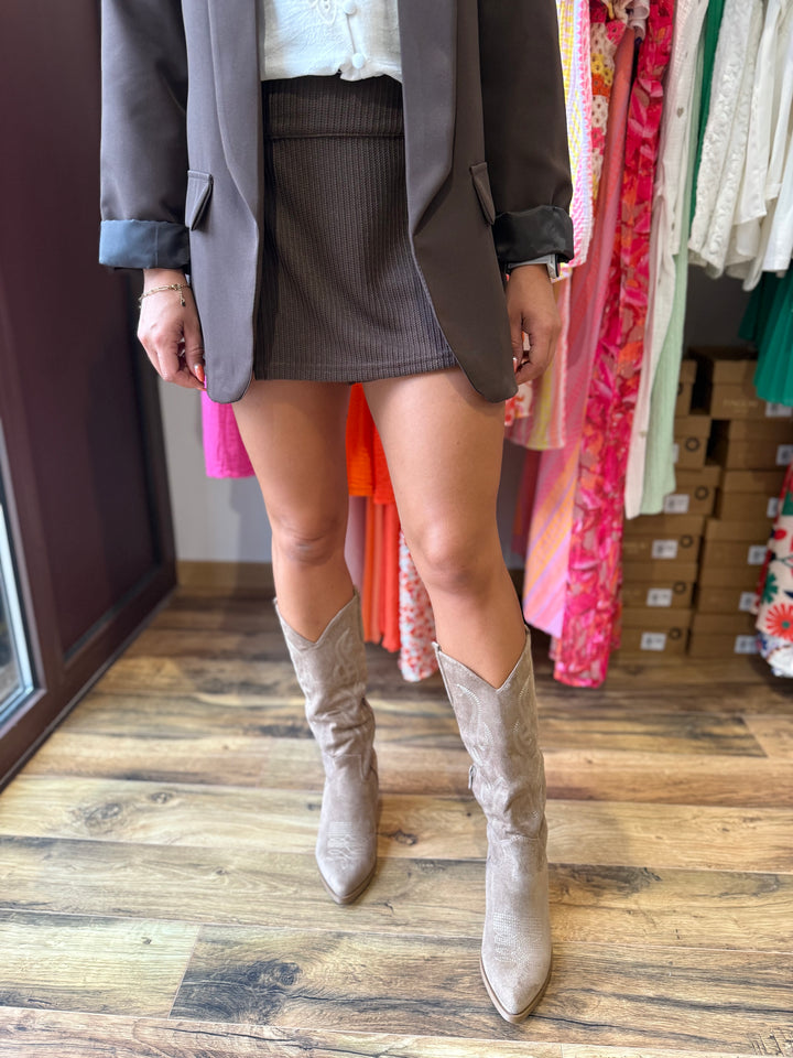 Jupe short en maille