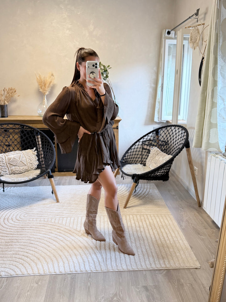 Robe Alexandro chocolat