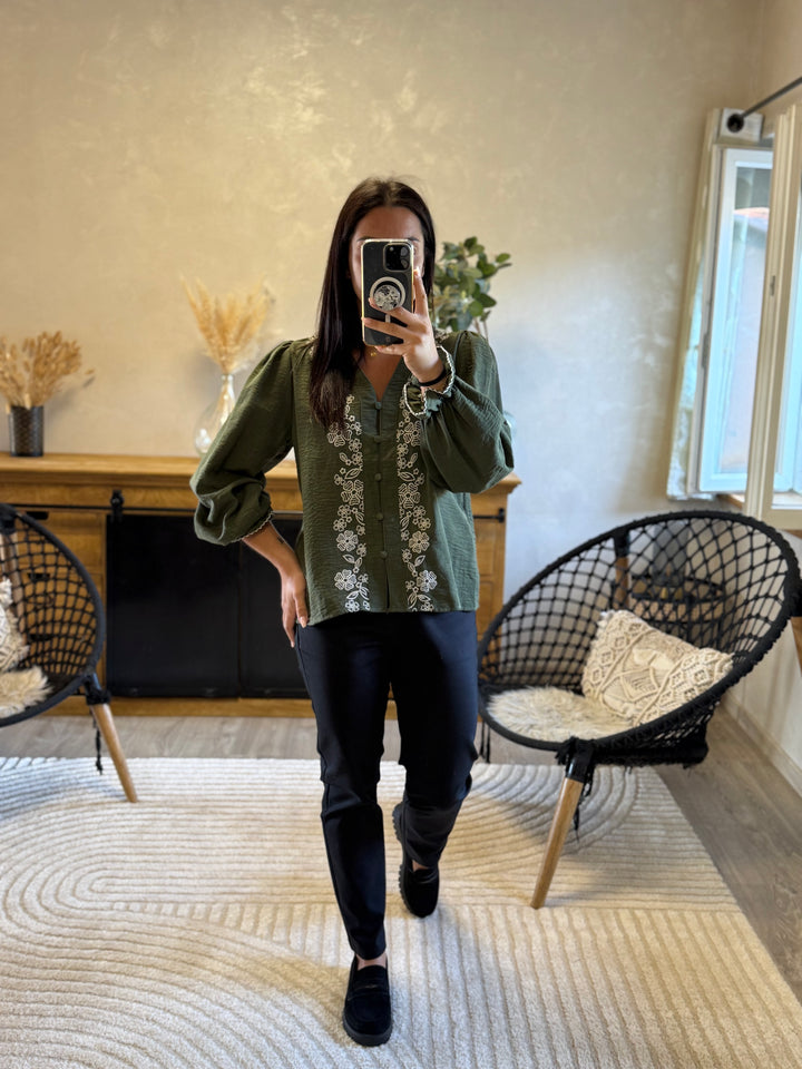 Chemise Marion kaki