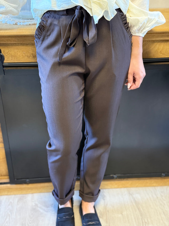 Pantalon Joule chocolat