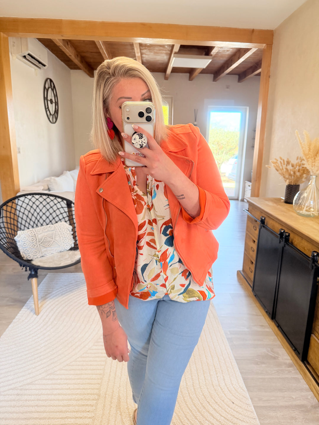 Veste suédine CURVY