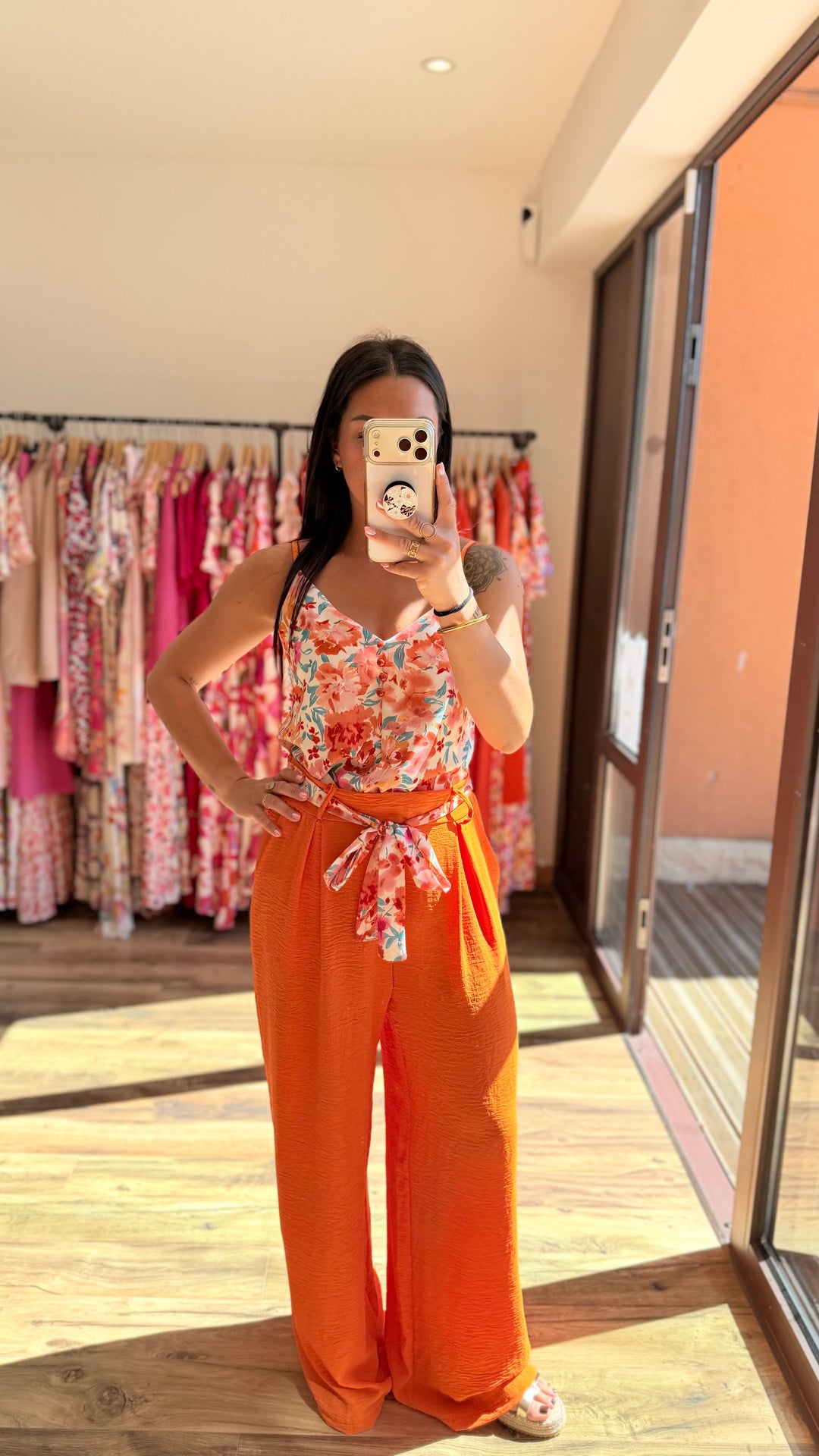 Pantalon Candice orange