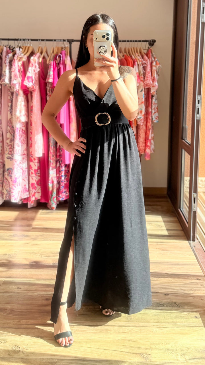 Robe longue Amanda noir