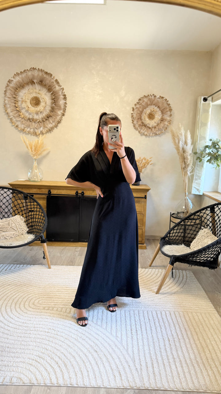 Robe longue Jehan CURVY noir