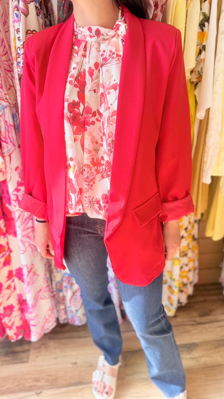 Blazer rouge