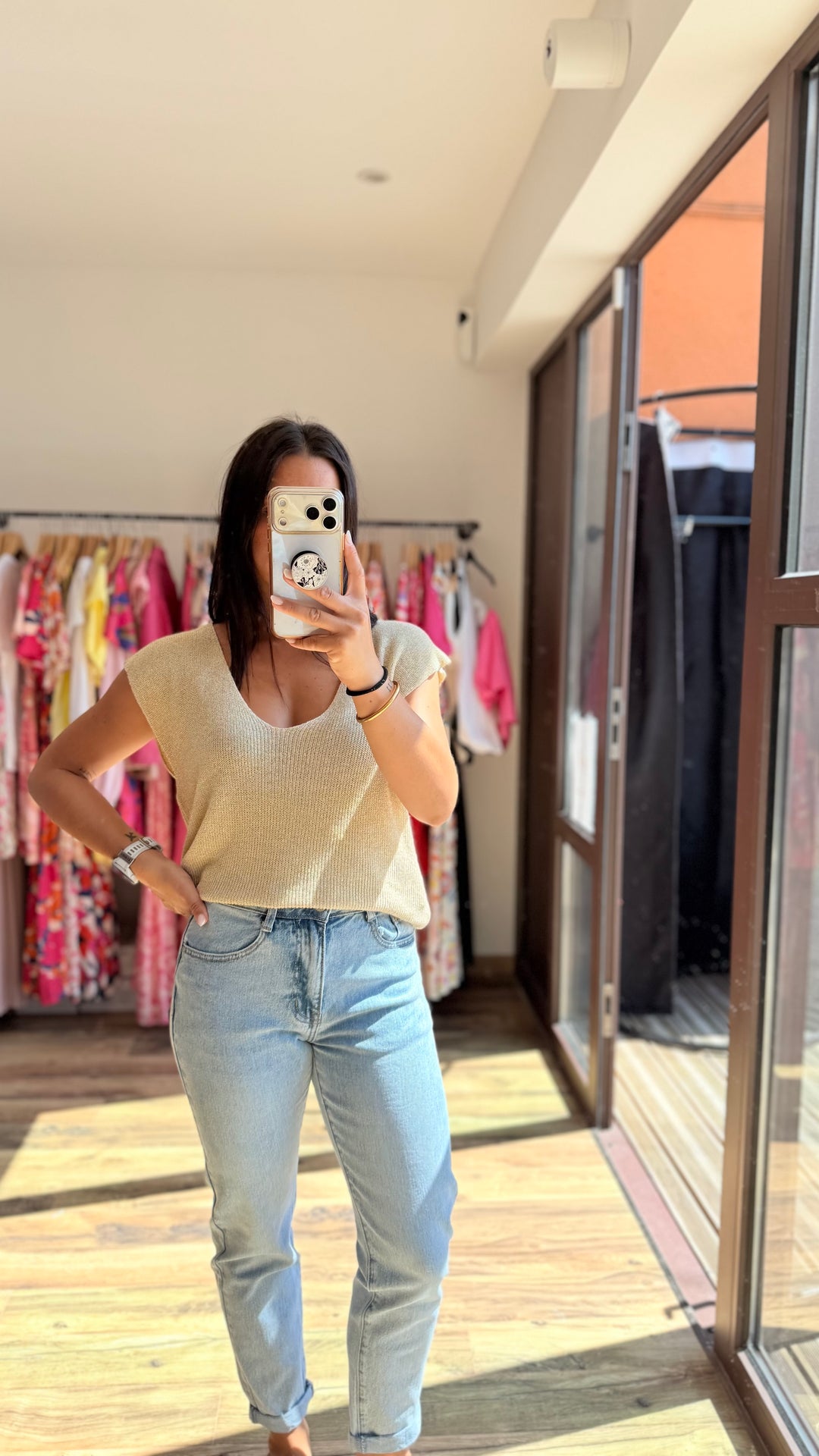 Top Milane doré