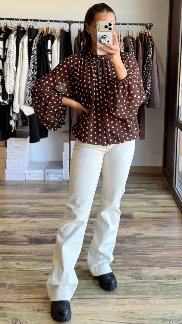 Blouse Lysa chocolat