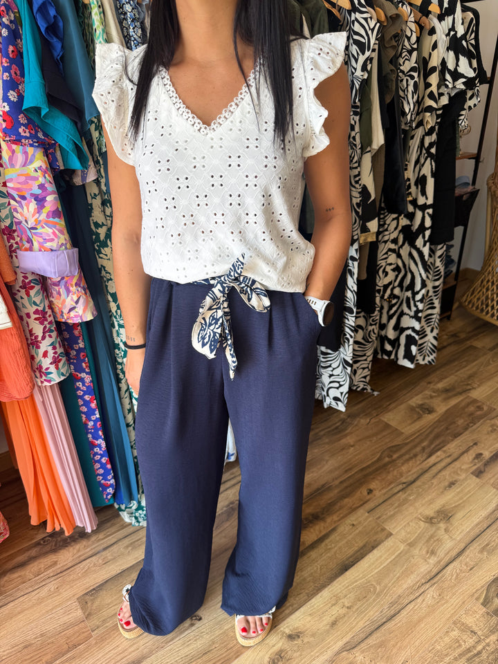 Pantalon Eliam marine