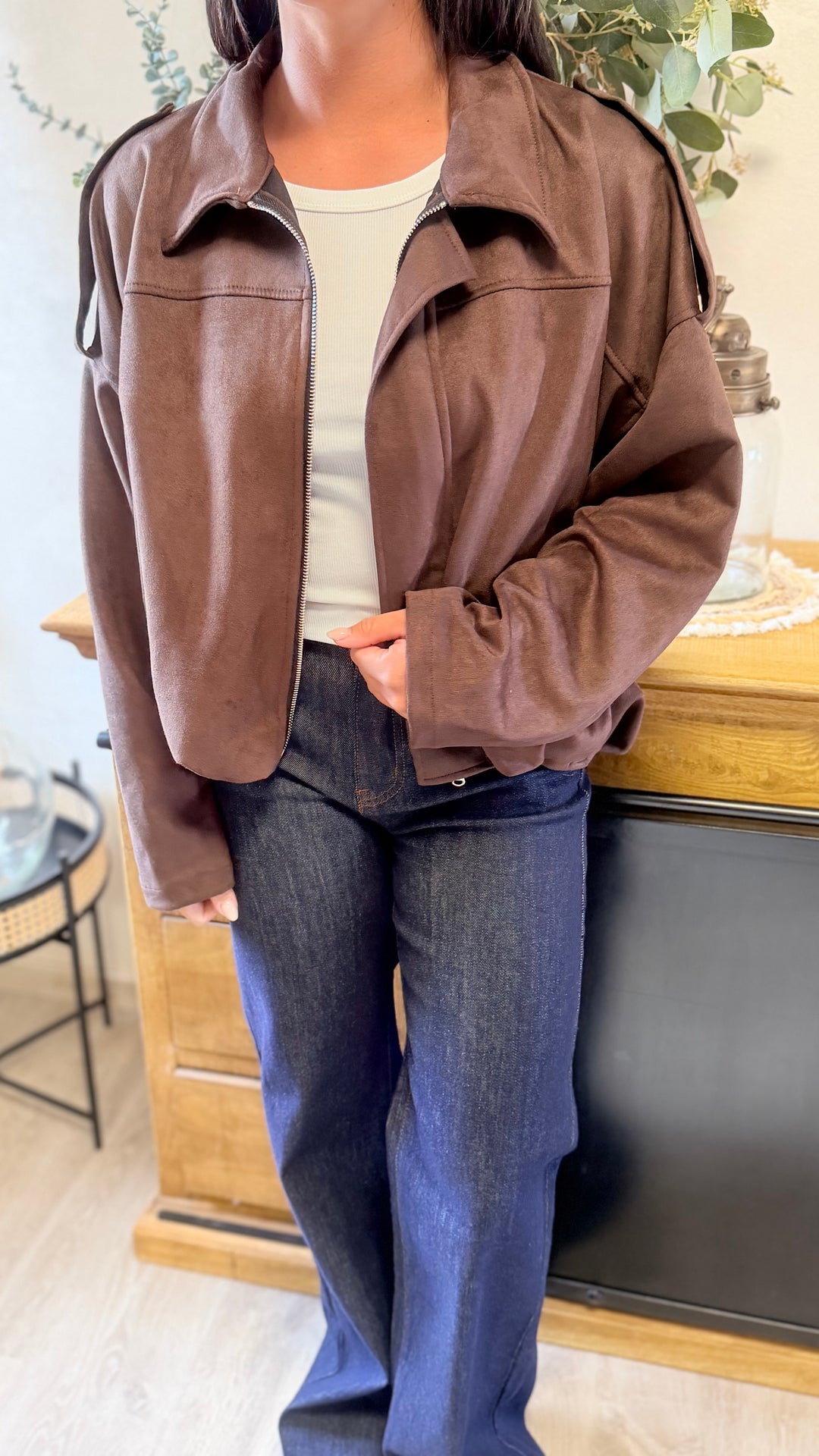 Veste Delma chocolat