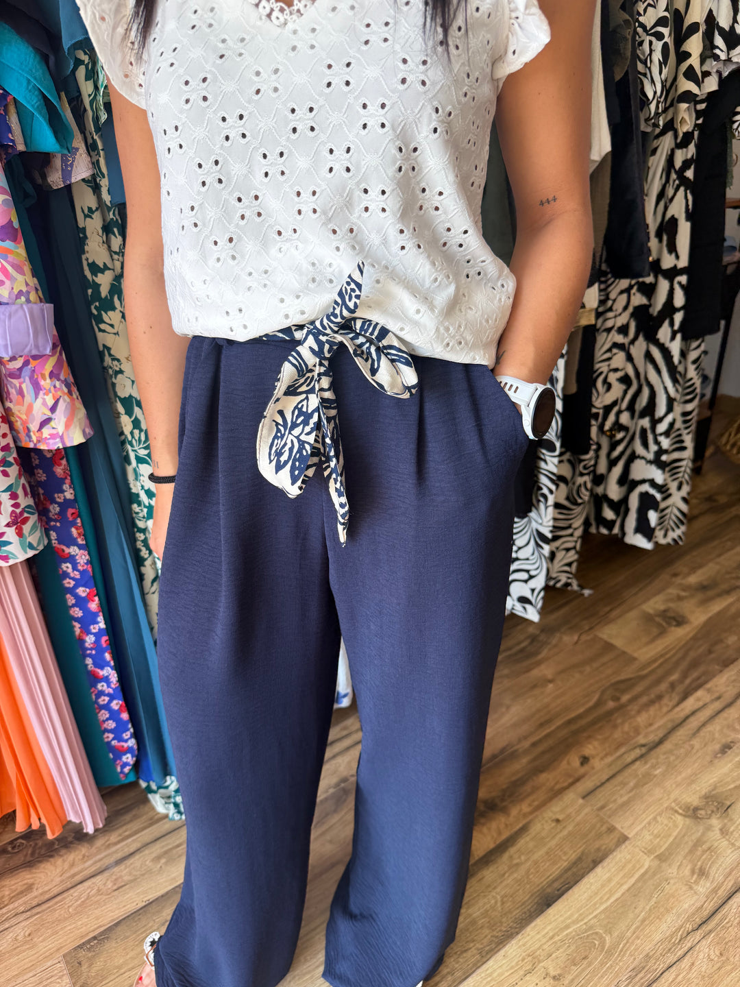 Pantalon Eliam marine