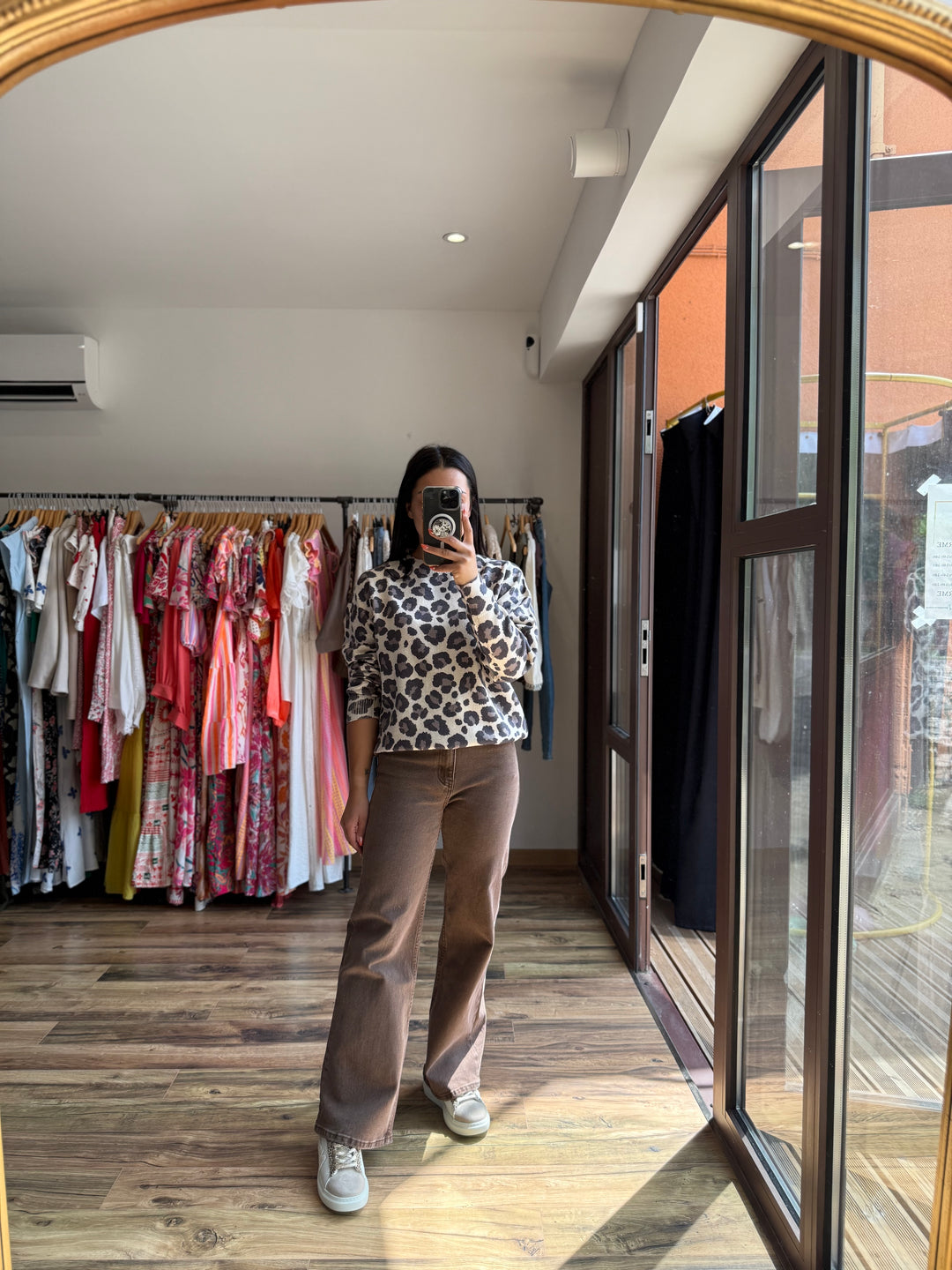 Jean coupe droite chocolat 🍫