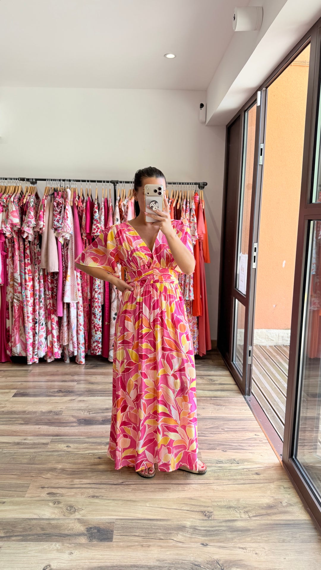 Robe longue Arlequin