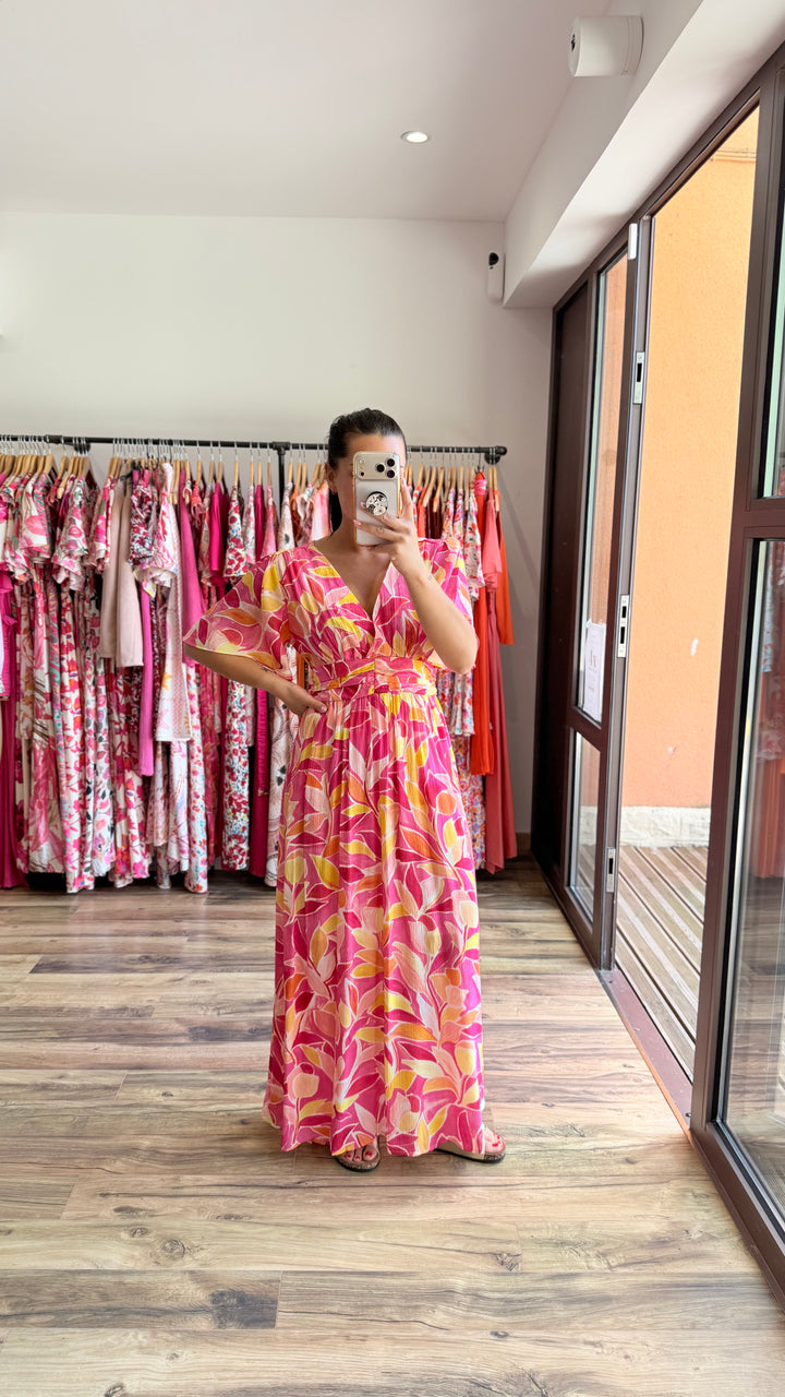 Robe longue Arlequin