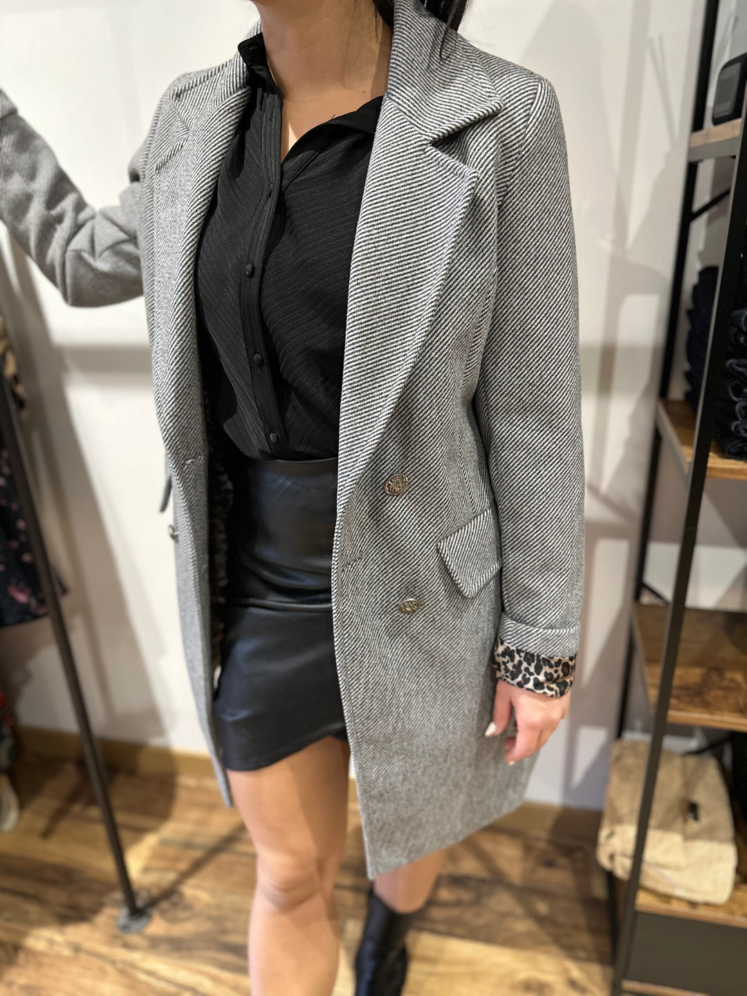 Manteau Liska gris
