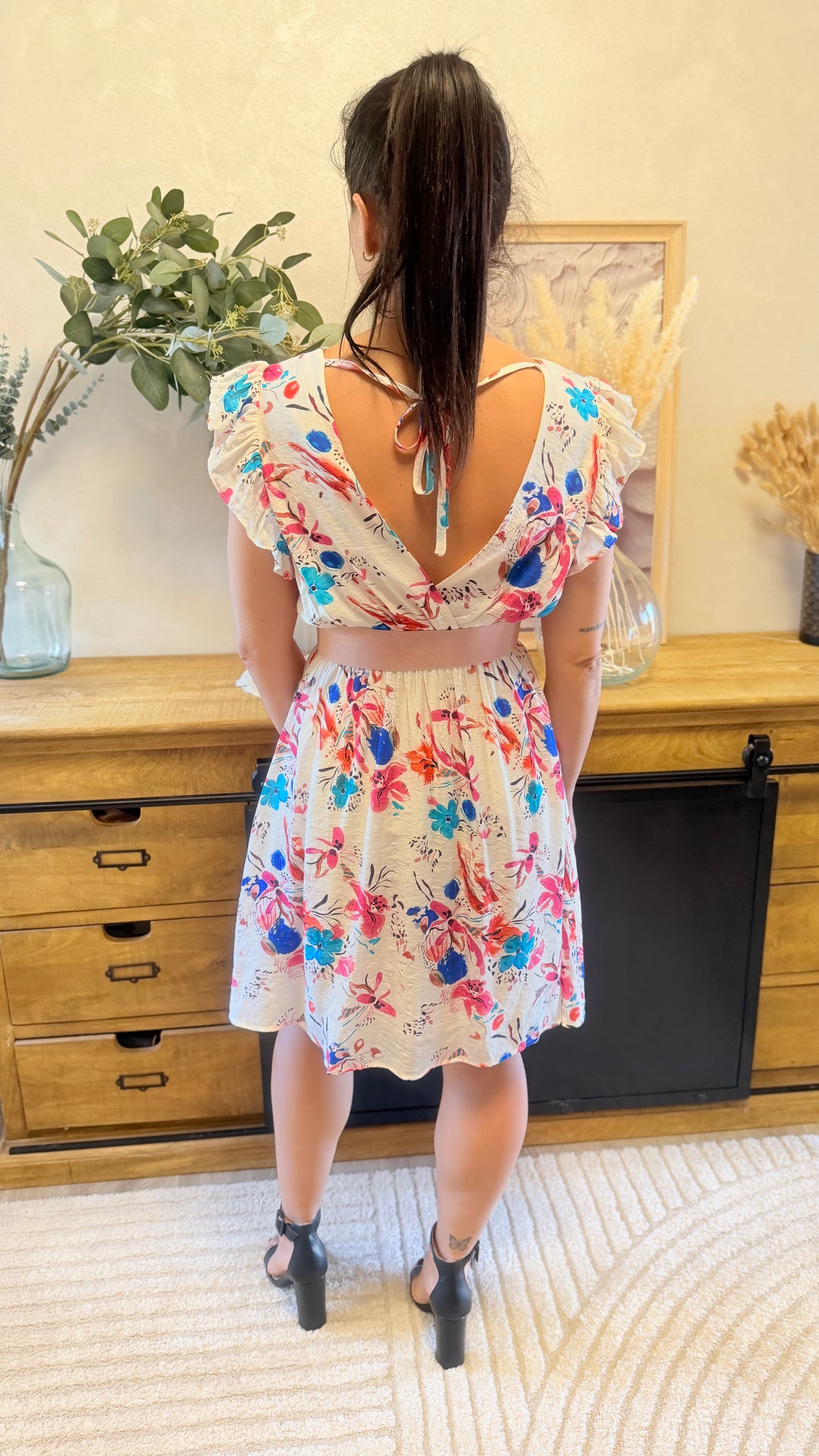 Robe courte Qual
