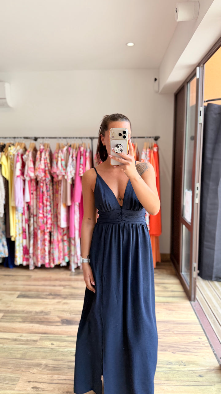 Robe longue Bola marine