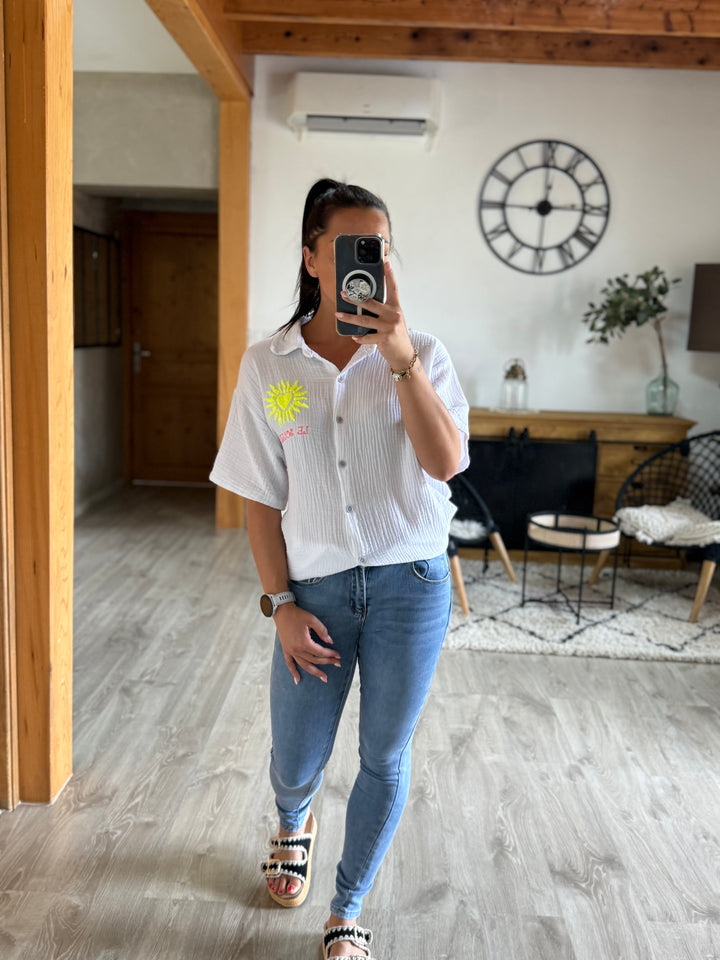 Chemise Sun blanche
