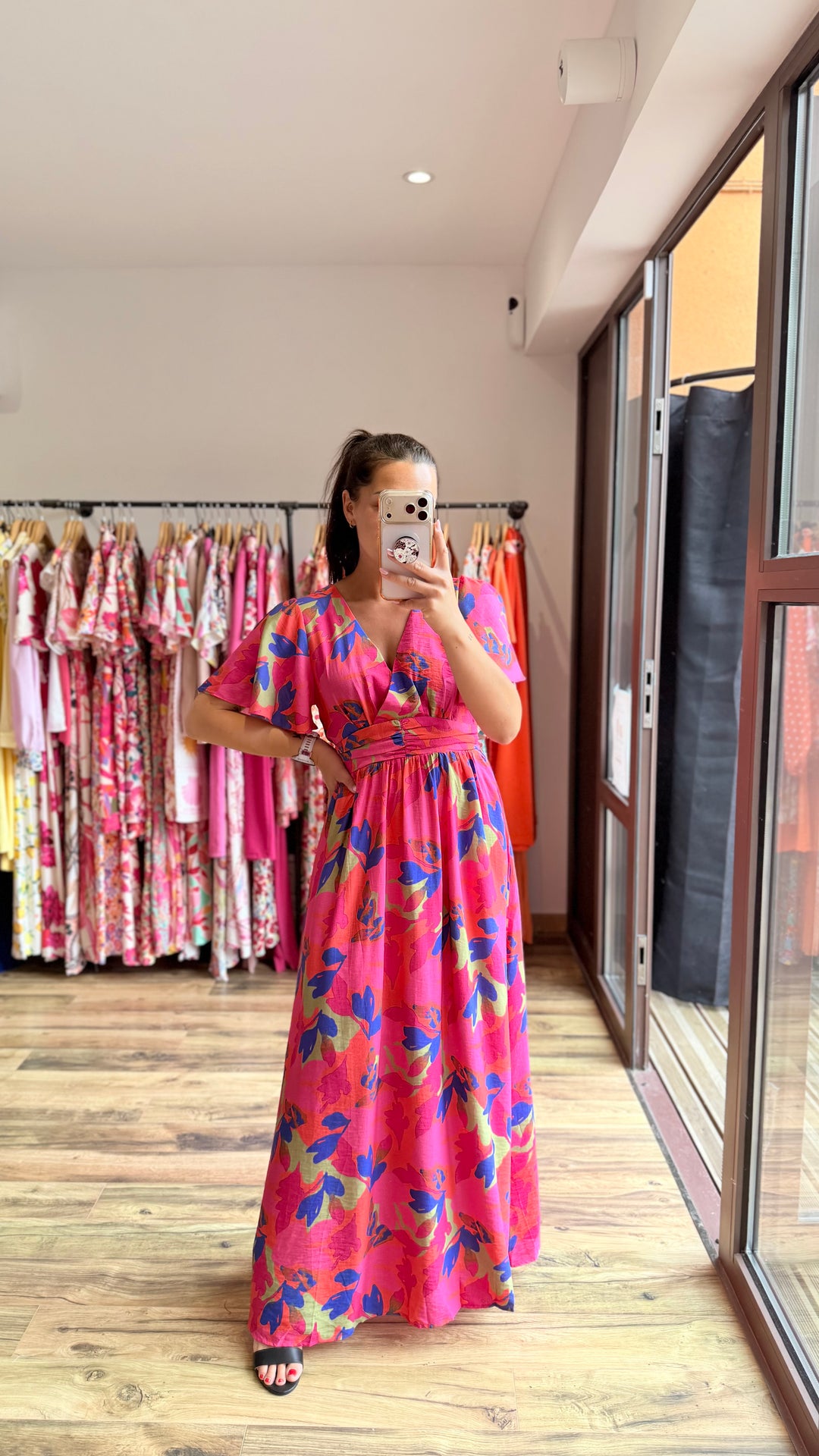 Robe longue Judith (dos ouvert)