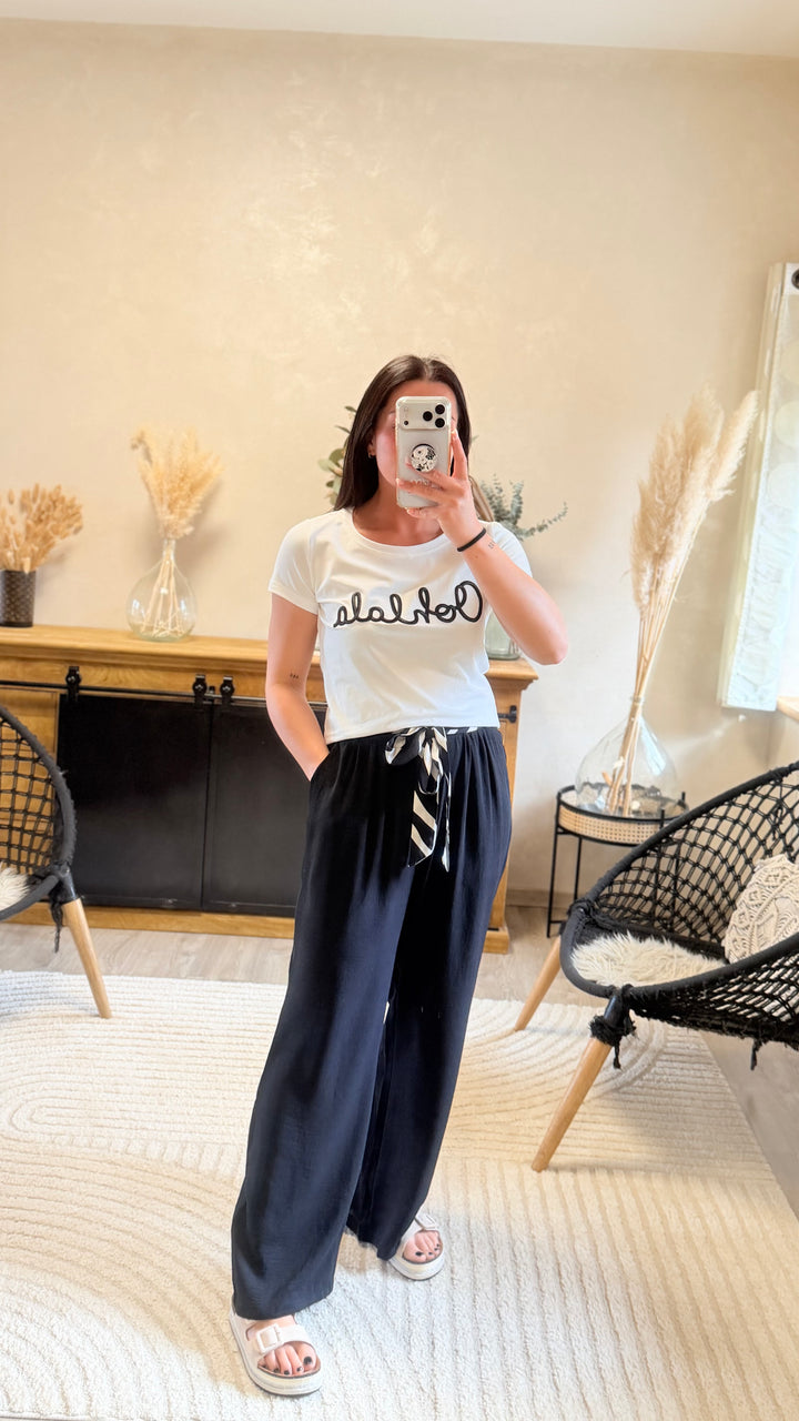 Teeshirt ohlala noir