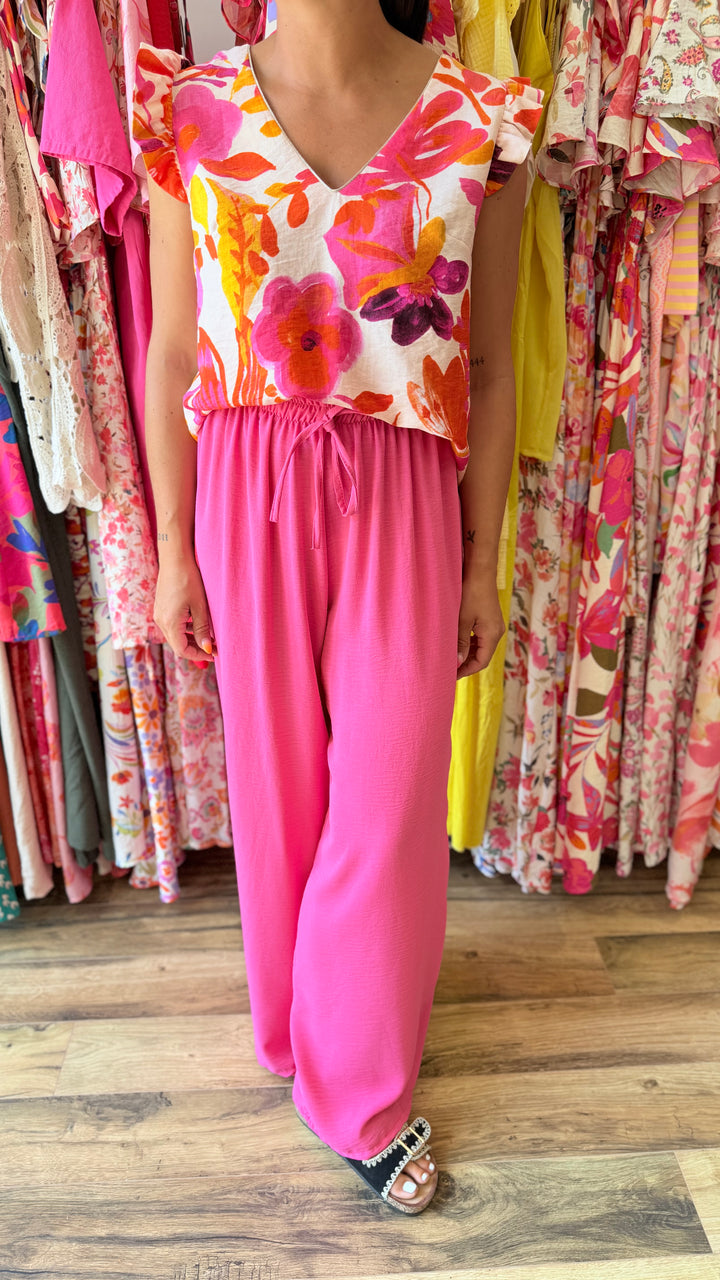 Pantalon Valentino rose