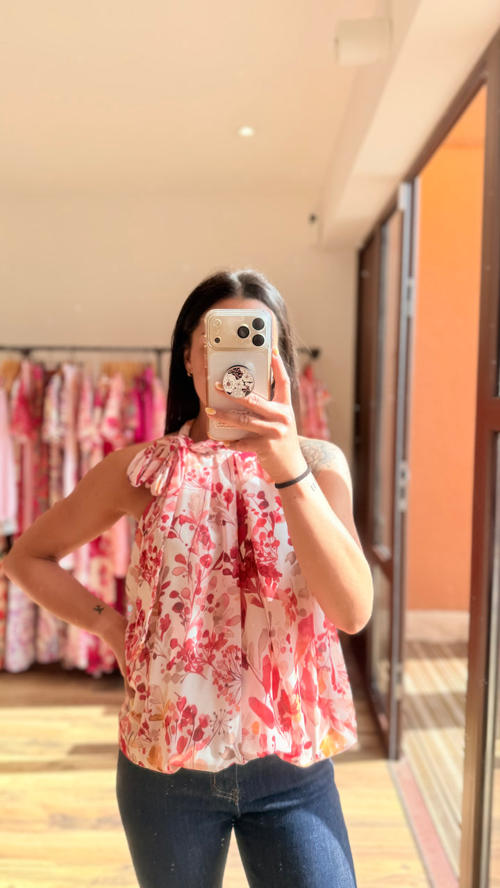 Top Zalia rouge