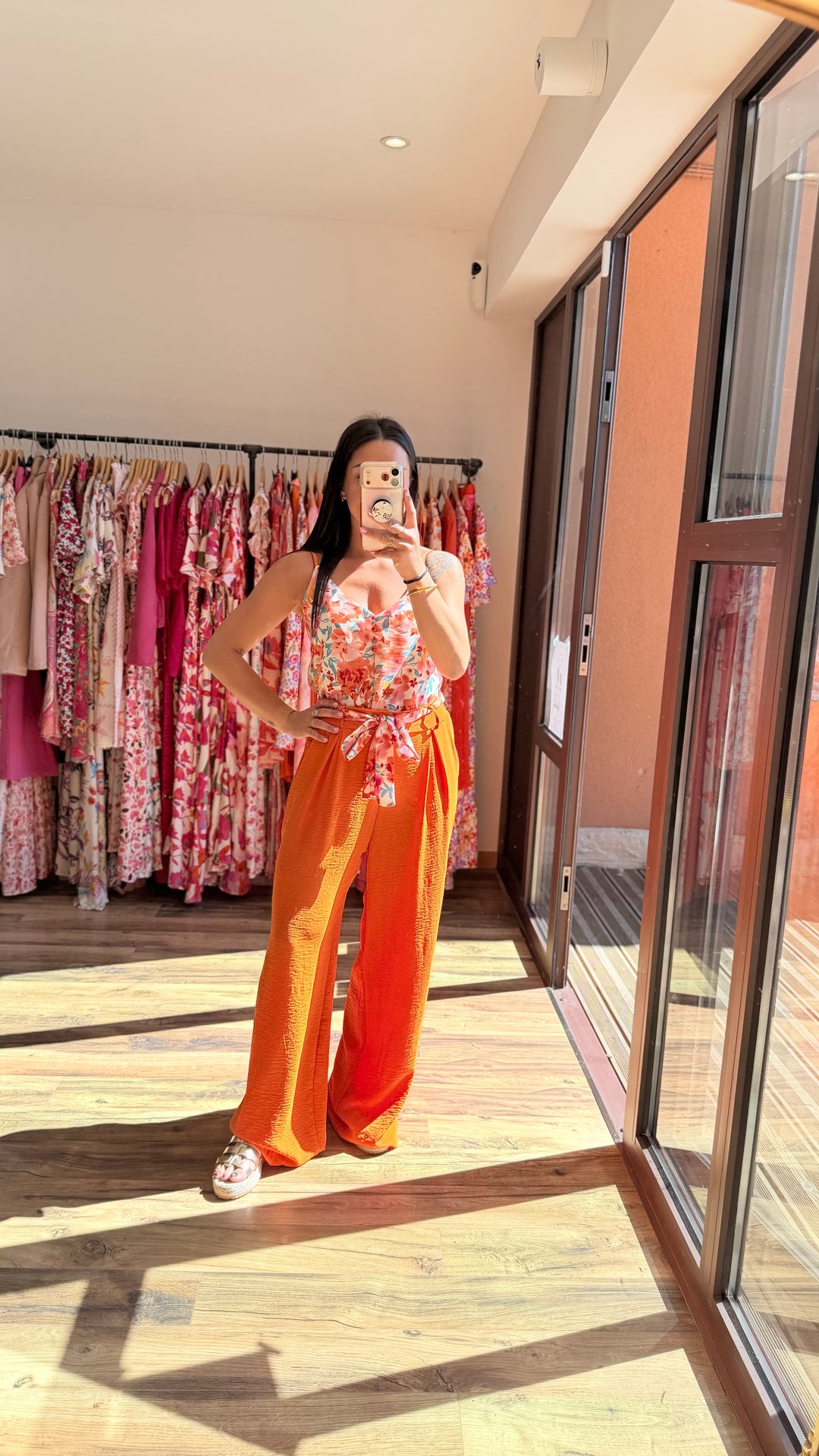 Pantalon Candice orange