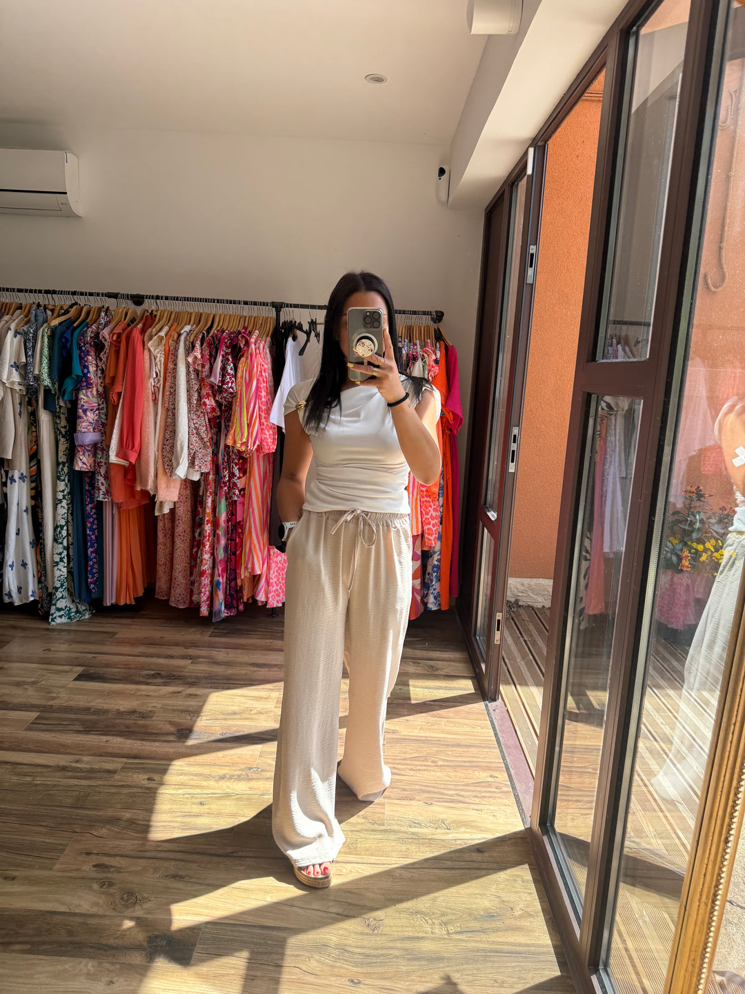 Teeshirt Linda blanc