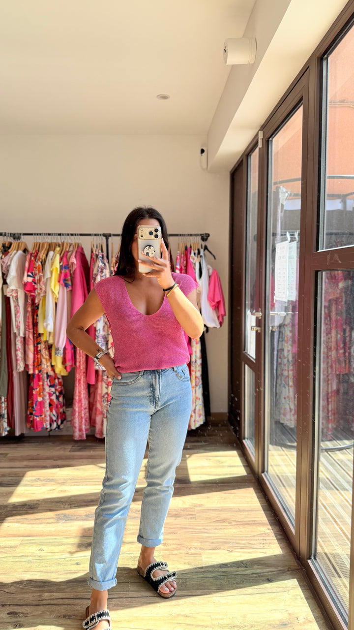 Top Milane fushia