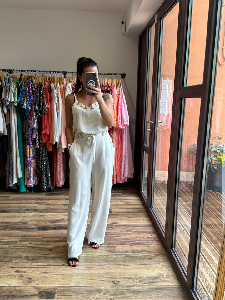 Pantalon en Lin Molina