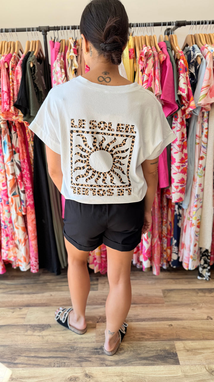 Teeshirt léopard le soleil