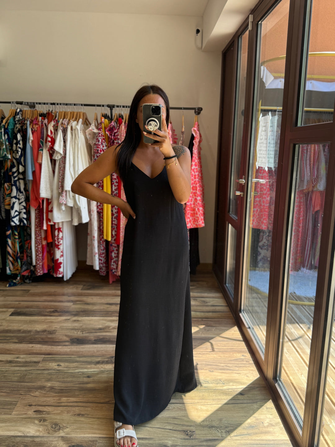 Robe longue Inoa noir