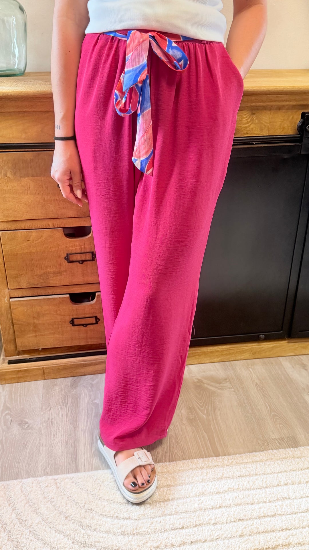 Pantalon Wilma Fuchsia CURVY