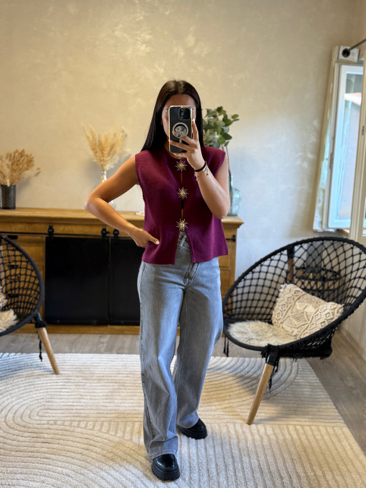 Pull sans manches Gabin