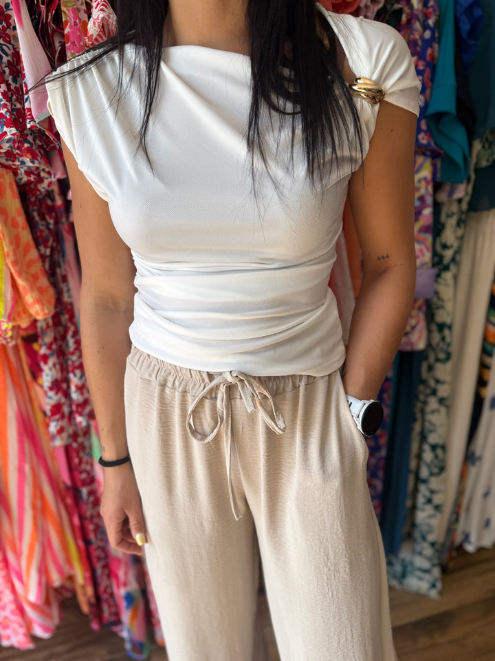 Teeshirt Linda blanc