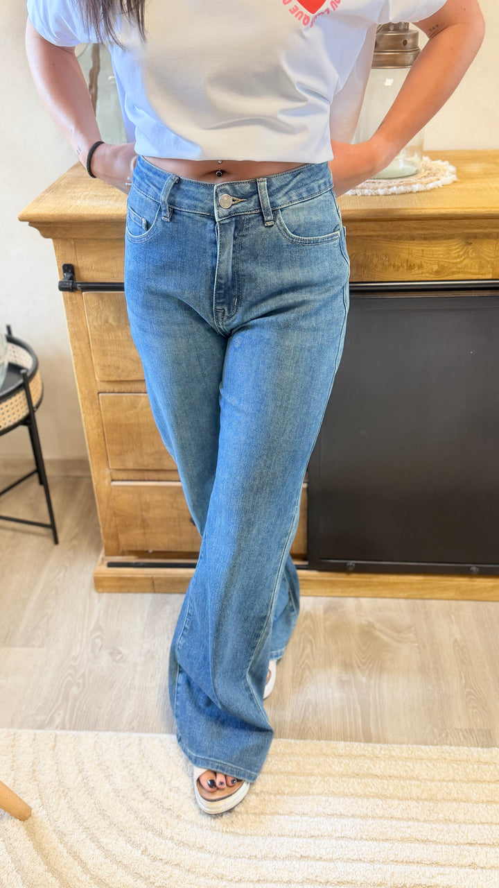 Jean wild leg clair