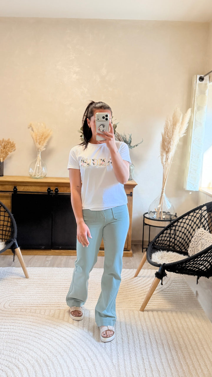 Teeshirt amour fleur