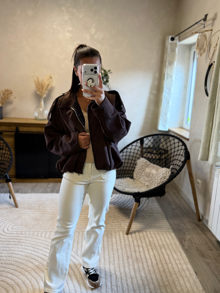 Veste Delma chocolat