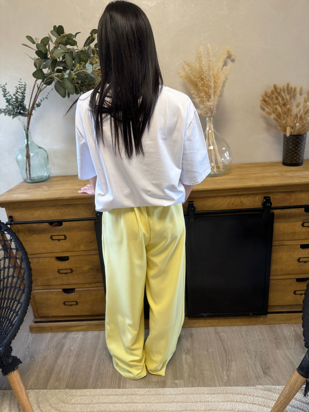 Pantalon hella jaune CURVY
