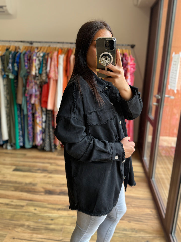 Veste jean Aloyse noir