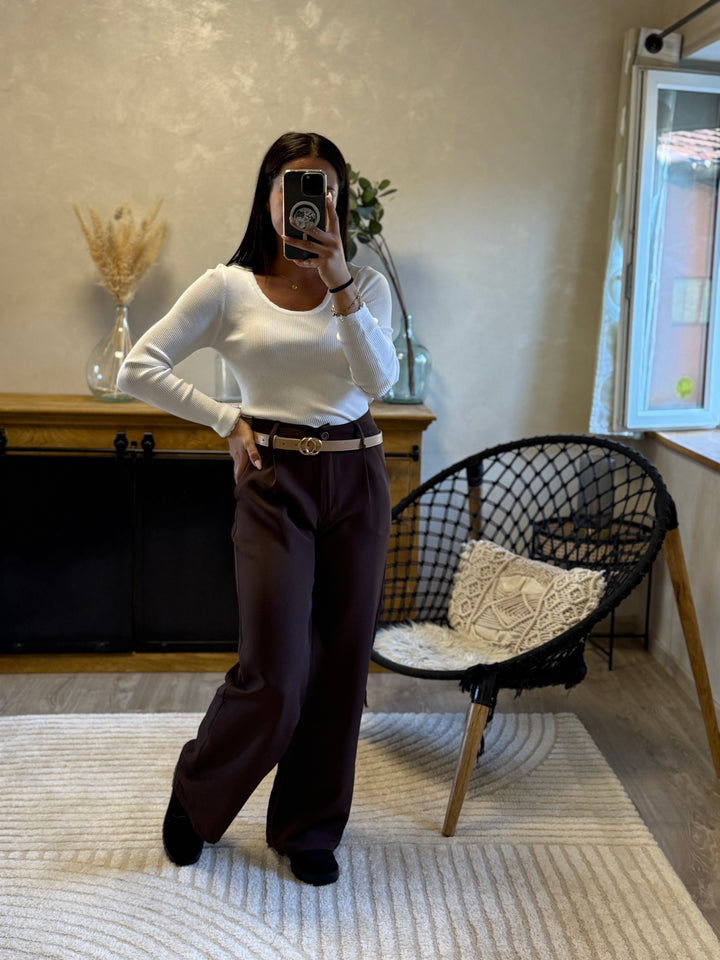 Pantalon Berlioz choco