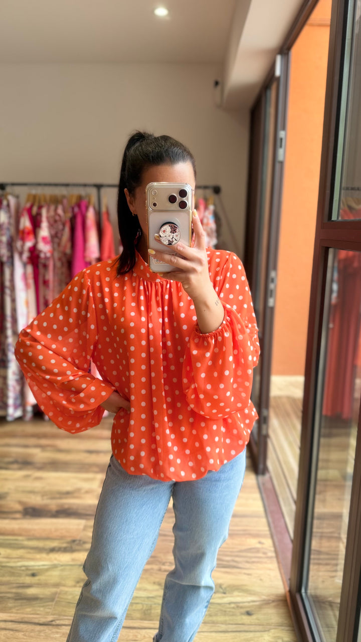 Blouse Kop orange
