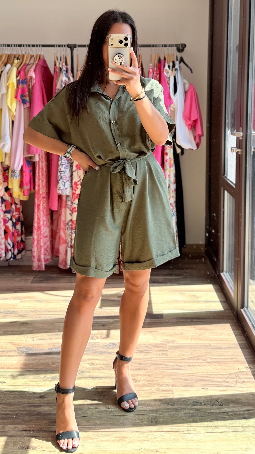Combishort Kola kaki CURVY
