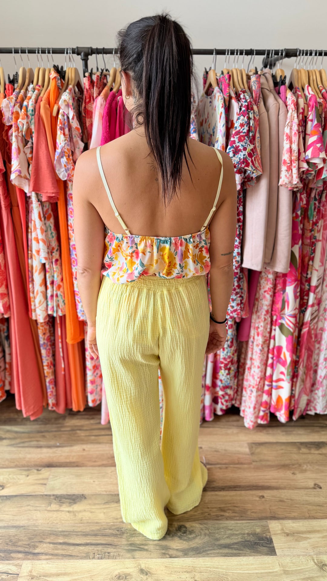 Top Hugo jaune CURVY