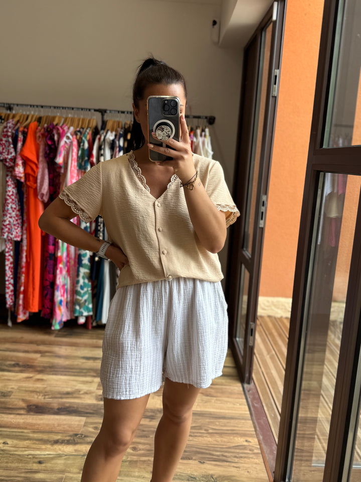 Chemise Mirta beige