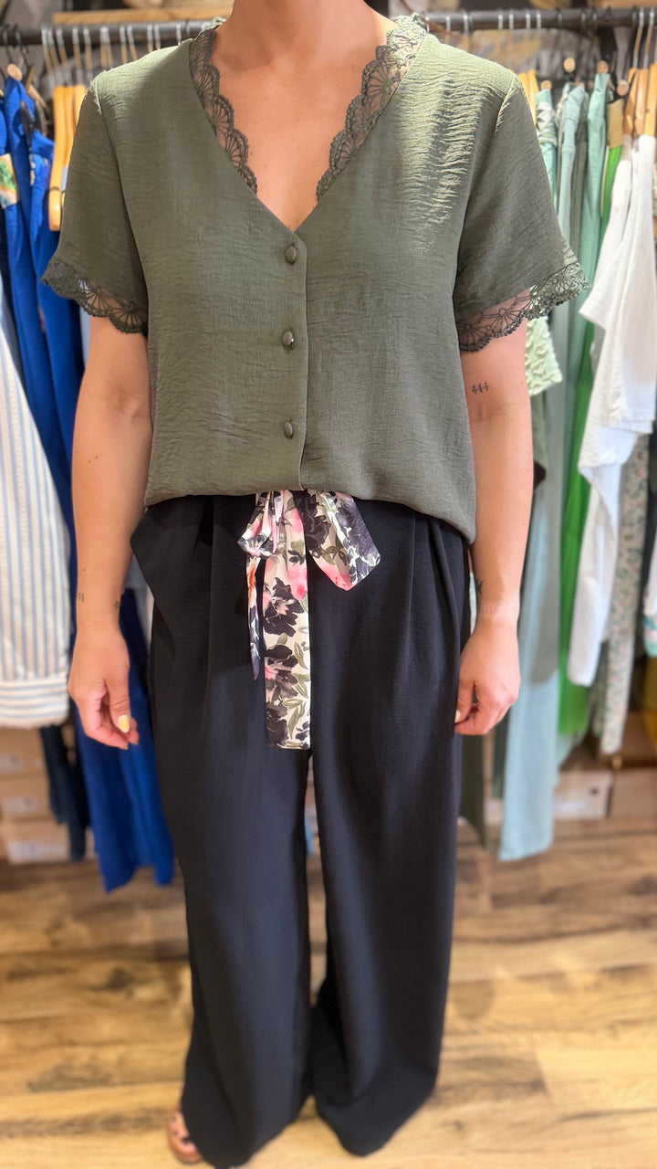 Chemise Mirta kaki