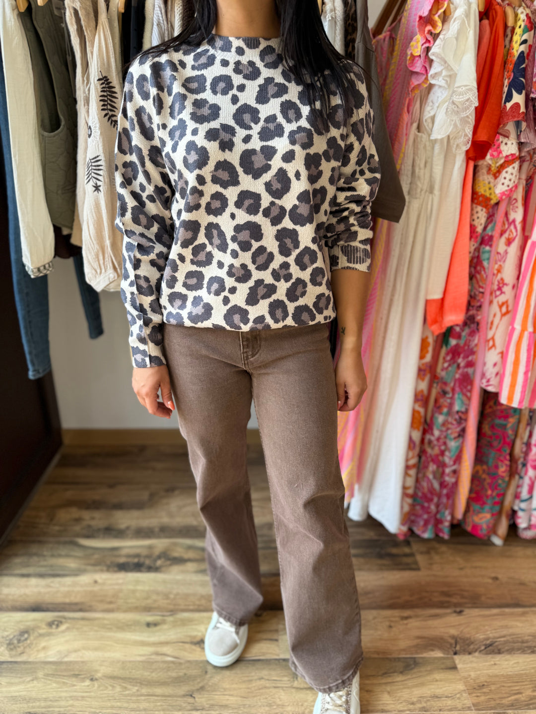 Jean coupe droite chocolat 🍫