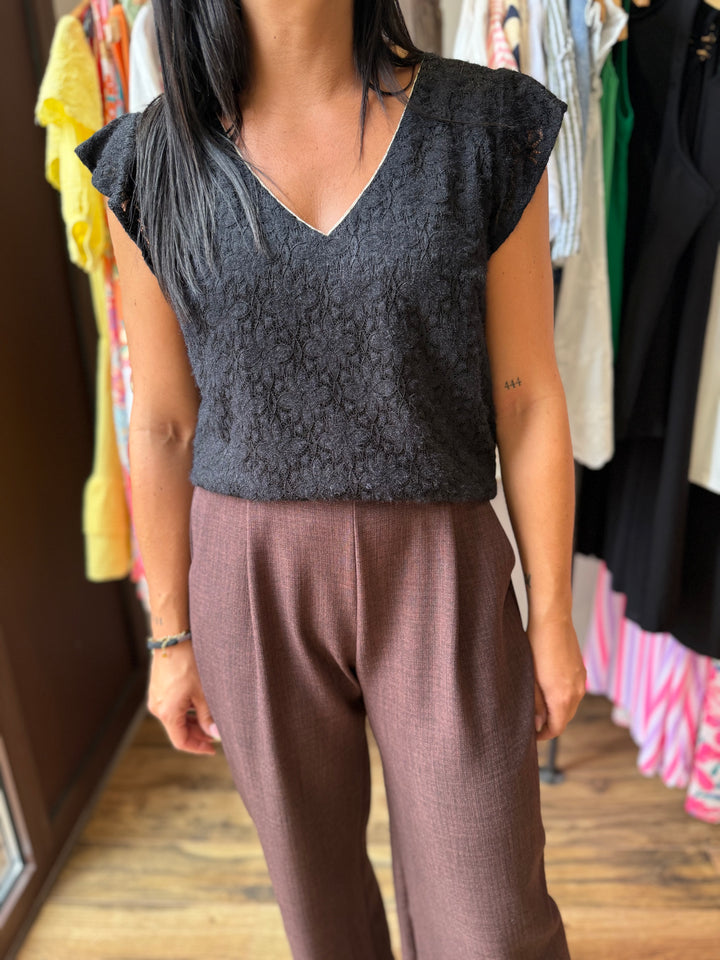 Blouse Thaly noir CURVY